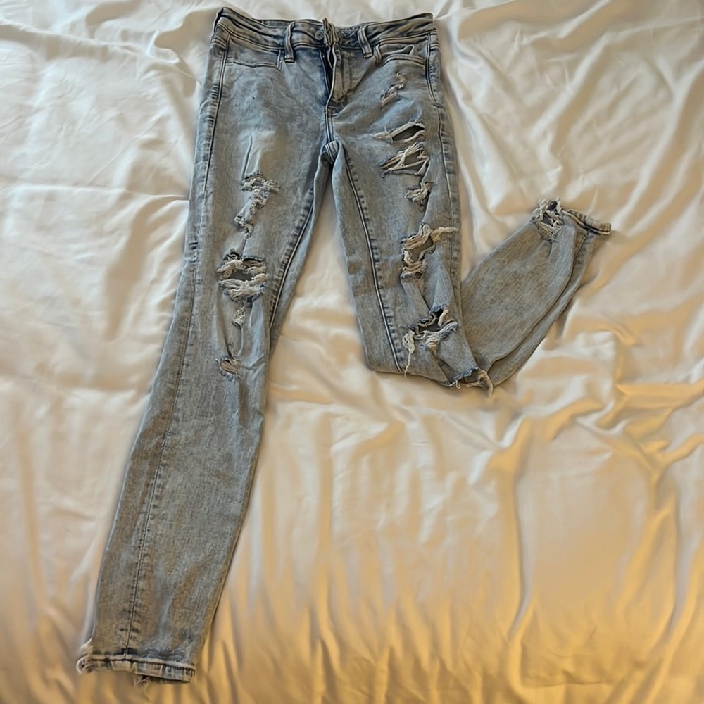 Light Blue American Eagle Jeans, Women’s Size 4 Regular